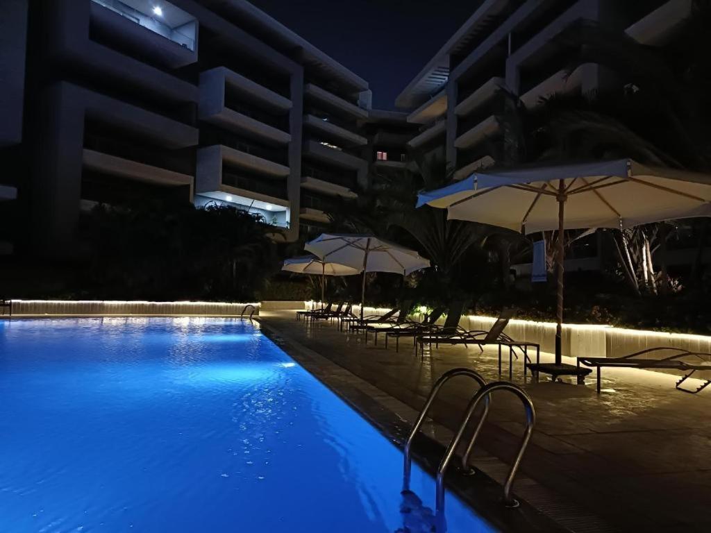 Parkside Boutique 3 Bbr Serviced Apartment - Ocean Blue - Near Airport Cairo Exterior photo