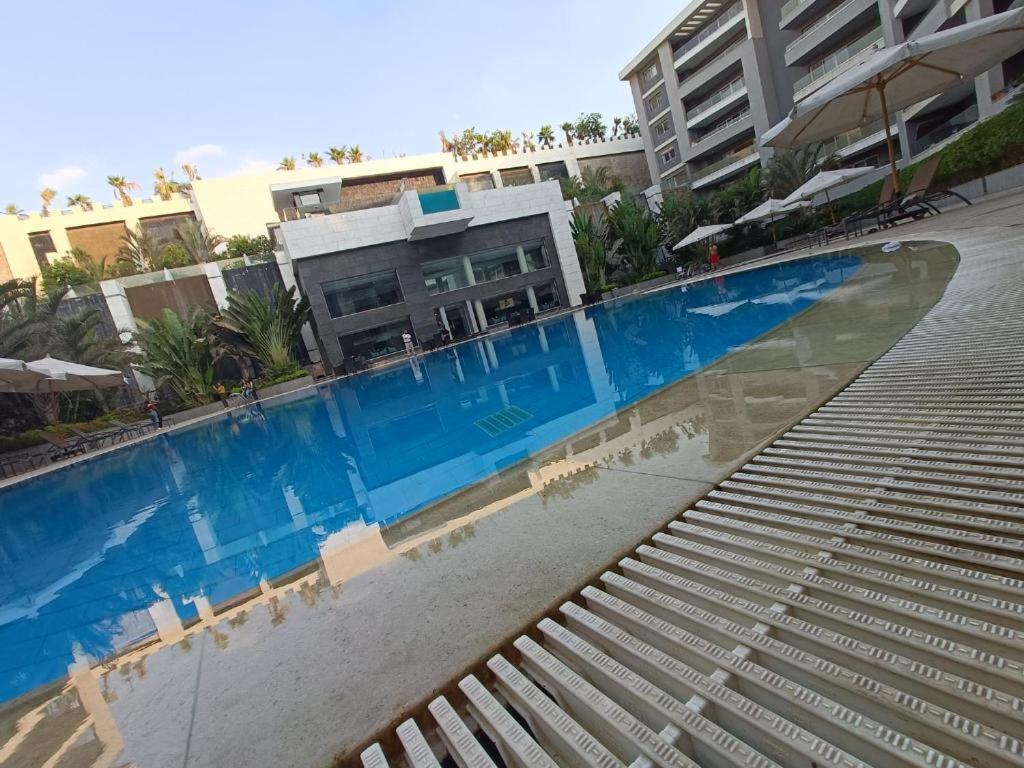 Parkside Boutique 3 Bbr Serviced Apartment - Ocean Blue - Near Airport Cairo Exterior photo